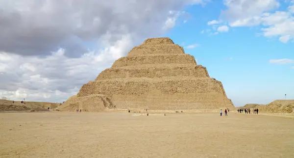 Stappiramide Van Koning Djoser Djeser Zoser Caïro Egypte Rechtenvrije Stockfoto's