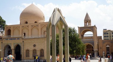 İran 'ın Yeni Jolfa Bölgesindeki Ermeni Vank Katedrali (Kutsal Kurtarıcı Katedrali)