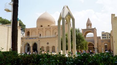 İran 'ın Yeni Jolfa Bölgesindeki Ermeni Vank Katedrali (Kutsal Kurtarıcı Katedrali)