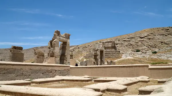 Antik Persepolis Şehri. Achaemenid İmparatorluğunun başkenti, Şiraz, İran.