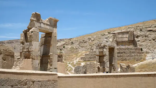 Antik Persepolis Şehri. Achaemenid İmparatorluğunun başkenti, Şiraz, İran.