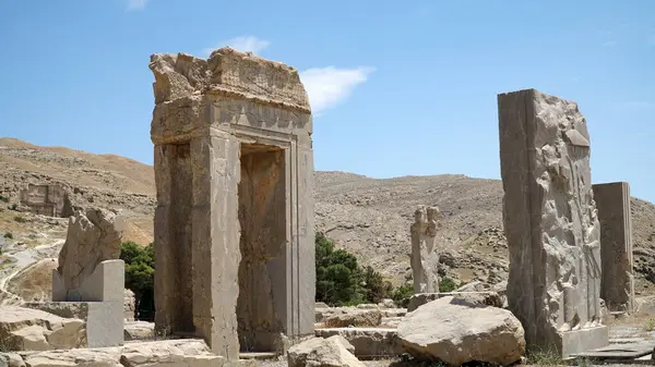 Antik Persepolis Şehri. Achaemenid İmparatorluğunun başkenti, Şiraz, İran.