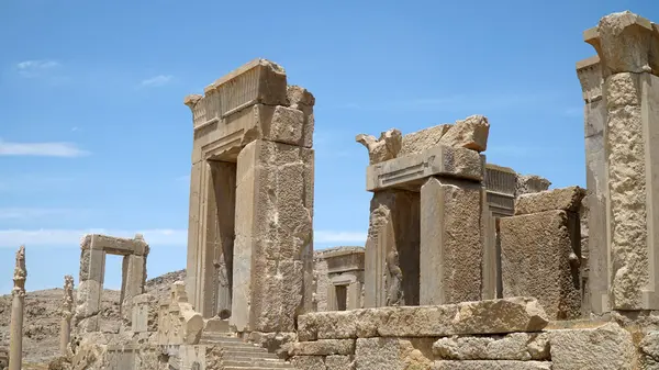 Antik Persepolis Şehri. Achaemenid İmparatorluğunun başkenti, Şiraz, İran.