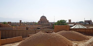 Yazd, İran Tarihi Şehri. Yazd 'ın Eski Şehri.