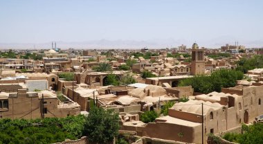 İran 'ın antik Meybod kenti. Yazd Eyaletindeki Çöl Şehri.