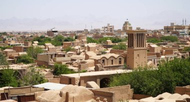 İran 'ın antik Meybod kenti. Yazd Eyaletindeki Çöl Şehri.