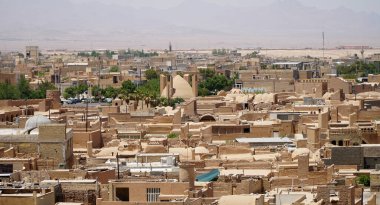 İran 'ın antik Meybod kenti. Yazd Eyaletindeki Çöl Şehri.