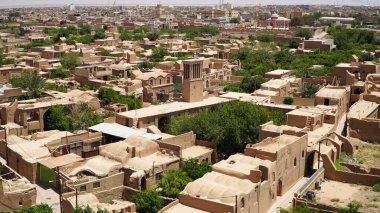 İran 'ın antik Meybod kenti. Yazd Eyaletindeki Çöl Şehri.