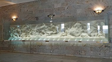 Ferdowsi Anıtmezarının İçi Ferdowsi Mezar Kompleksi, Mashhad, İran.