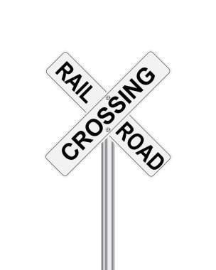 Demiryolu beyaz ışıkta karşıya geçiyor.