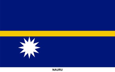 NAURU bayrağı, NAURU ulusal bayrağı