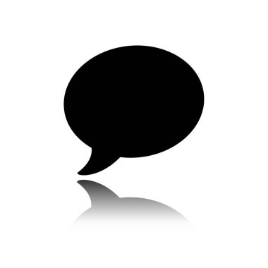 Beyaz arkaplanda ileti web simgesi