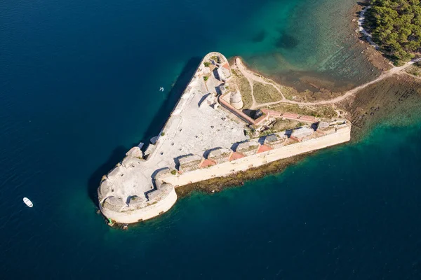 Uitzicht Vanuit Lucht Kroatische Kust — Stockfoto