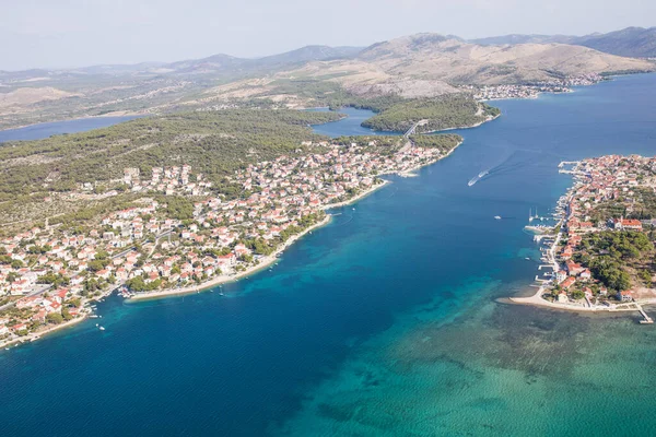 Stock image aerial view of the Croatia coastline