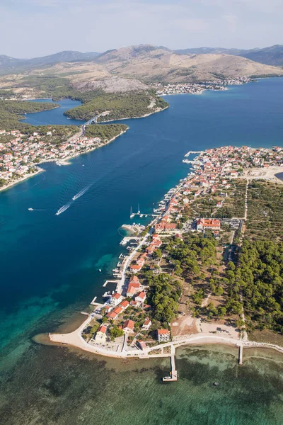 Aerial View Croatia Coastline — Stock Photo, Image