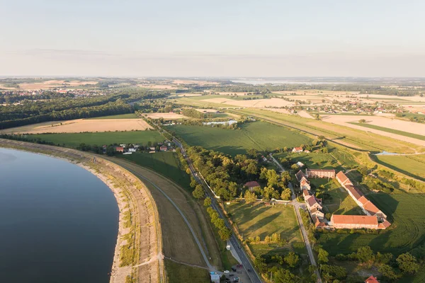 Вид Воздуха Город Отмухов Польше — стоковое фото