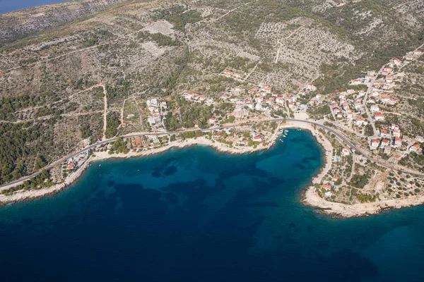 Luftaufnahme Der Kroatischen Küste — Stockfoto