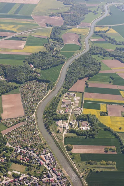 Luftaufnahme Der Stadt Nysa Polen — Stockfoto