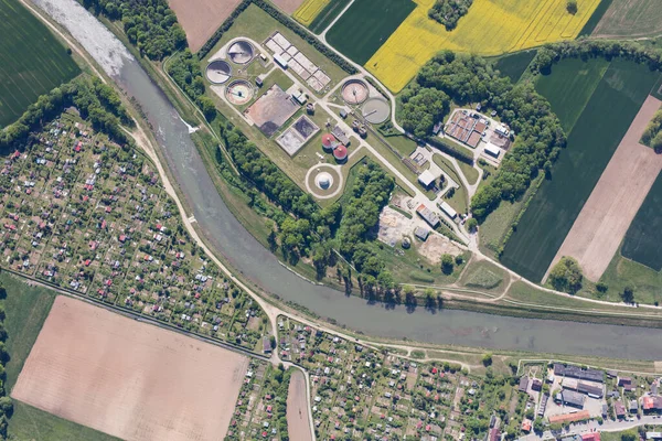 Aerial View Nysa City Poland — Stock Photo, Image