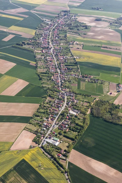 Luftaufnahme Der Vororte Der Stadt Nysa Polen — Stockfoto