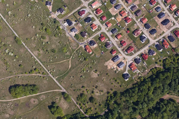 Aerial View Nysa City Suburbs Poland — Stock Photo, Image
