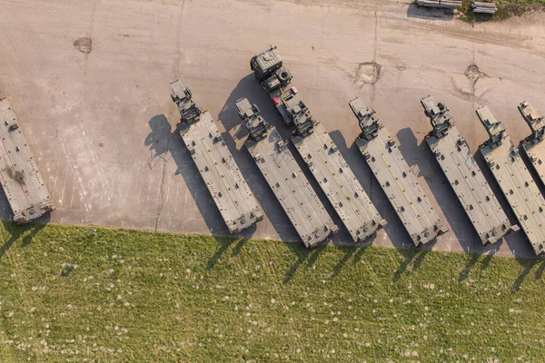 Вид Воздуха Военную Технику Польша — стоковое фото
