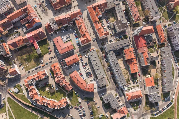 Luftaufnahme Der Stadt Olesnica Dolny Slask Polen — Stockfoto