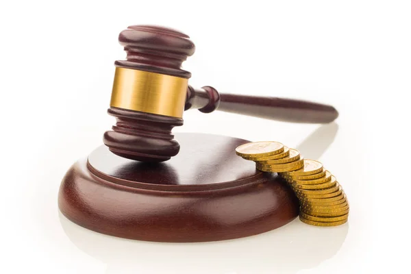 Lawyer Gavel Table — Stock Photo, Image