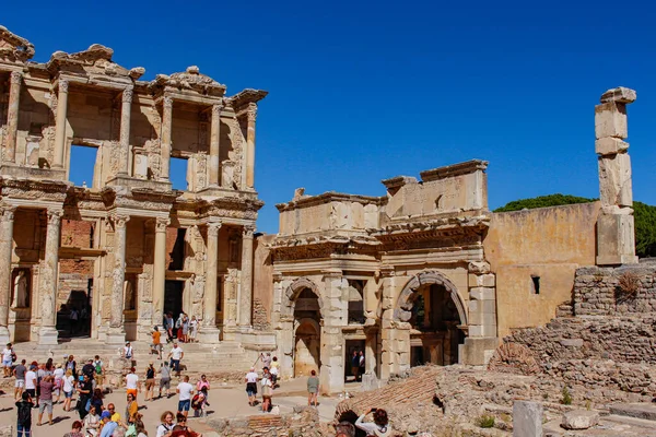 Ancient City Ephesus Efes Turkey Ancient Architectural Structures Unesco Cultural — Photo