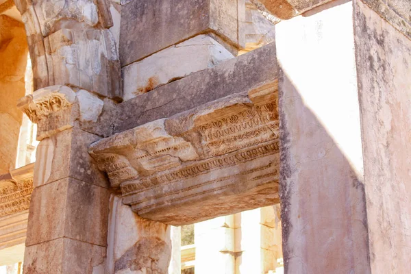 Ancient City Ephesus Efes Turkey Ancient Architectural Structures Unesco Cultural — Stockfoto
