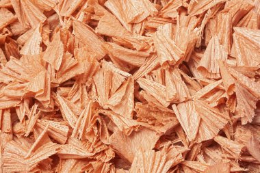 Kiraz ağacı talaşının arka plan dokusu.