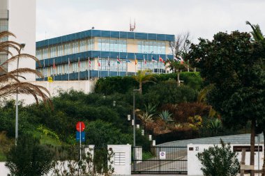 Lizbon, Portekiz - 17 Aralık 2022: Oeiras, Portekiz 'de STRIKFORNATO' ya Bakış - Donanma Saldırı ve Destek Kuvvetleri NATO