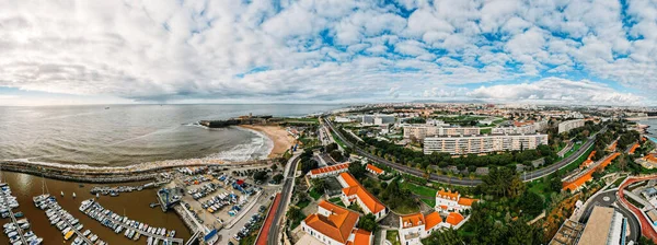 Oerias Portugal Dezember 2022 Drohnenaufnahme Von Oerias Marina Und Carvavelos — Stockfoto