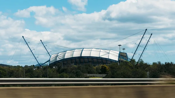 Фаро Португалія Березня 2023 Архітектурні Деталі Футбольного Стадіону Алгарве Півдні — стокове фото
