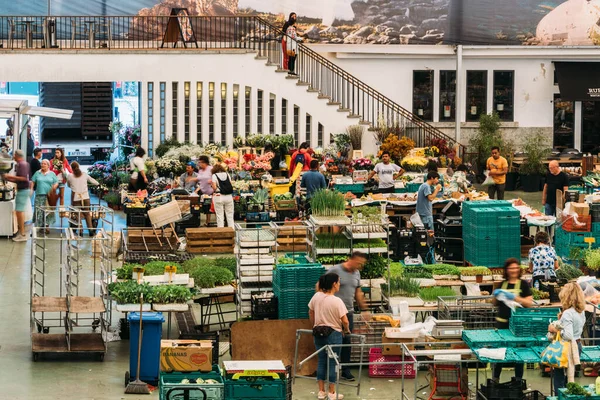 Cascais Portugal May 2023 Farmer Market Known Mercado Vila Cascais — Stock Photo, Image