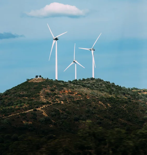 Trois Éoliennes Algarve Portugal — Photo