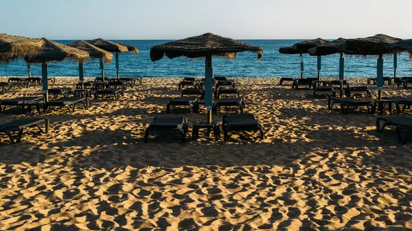 Пляжі Алгарві Португалія Можна Побачити Мальовничі Краєвиди Заходу Сонця Барвистим — стокове фото