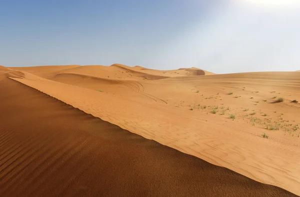 Hypnotic Patterns Sand Desert Uae Desert Dubai Uae Middle East — Stock Photo, Image