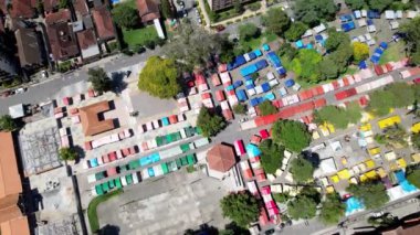 Brezilya, Rio de Janeiro, Teresopolis 'te bulunan Feira do Alto' daki hava aracının manzarasını indirmek için
