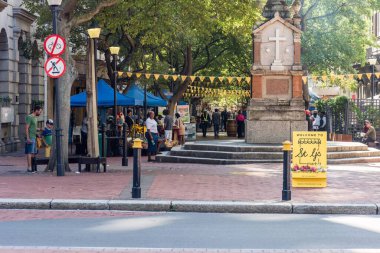 Cape Town, Güney Afrika - 4 Nisan 2024: Cape Town, Güney Afrika Pazar Caddesi