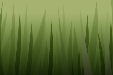 Arka plan, tropikal çimen şeklinde, yeşil tonlarda yatay.