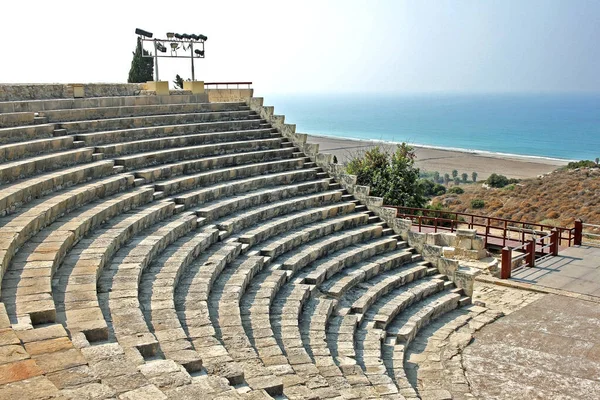 Kourion Cypern September 2022 Teatern Kourion Typisk För Hellenistiska Teatrar — Stockfoto
