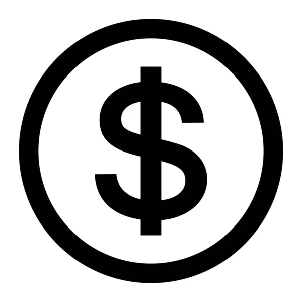 Διάνυσμα Συμβόλων Νομίσματος Δολαρίου — Διανυσματικό Αρχείο