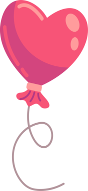 Kırmızı kalp şeklinde balon. Parti balonu tasarım için. Doğum günü için parti dekorasyonları, yıldönümü, kutlama.