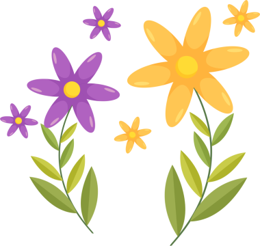 Renkli çiçekli Paskalya öğesi grafik simgesi. Geleneksel ve kültürel dekoratif sembol.