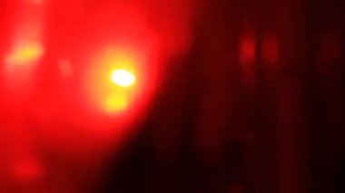 Polis arabasının ışıkları.