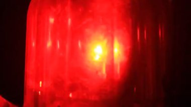 Polis arabasının ışıkları.