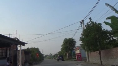 12 Kasım 2024, Haiduong, Vietnam. Kırsal yol