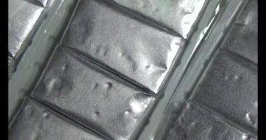 pirinç keki plaka üzerinde