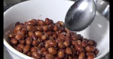 Tuzlu kavrulmuş fıstık.
